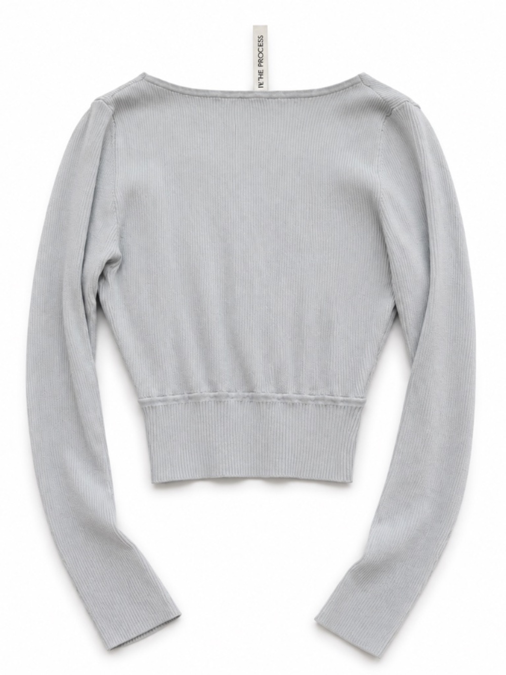 Live the Process Verso Wrap Ribbed Top - Picture 3 of 3